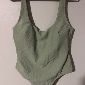 H&M sage One Piece Swimsuit